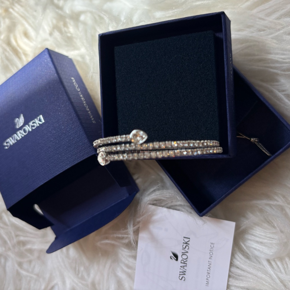 Swarovski Silver Crystal Embellished Bracelet